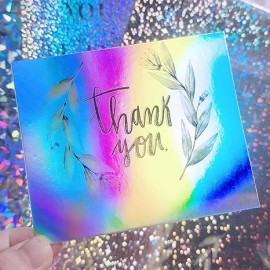 20 Sheets Holographic Cardstock Paper