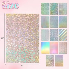 28 Sheets Holographic Cardstock