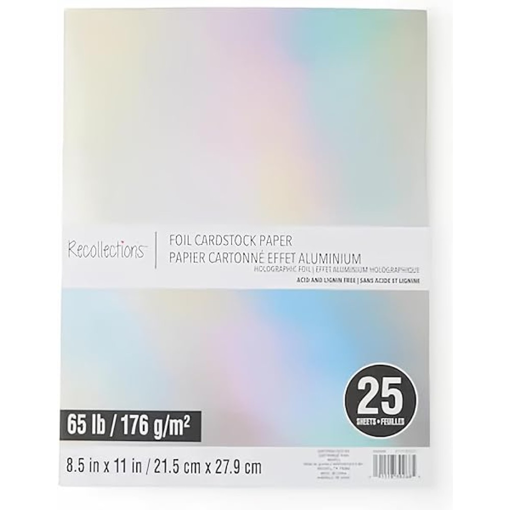 RECOLLECTIONS FOIL CARDSTOCK PAPER