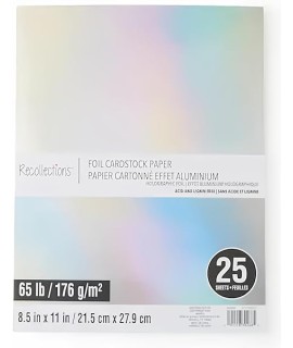 RECOLLECTIONS FOIL CARDSTOCK PAPER