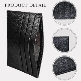 Premium Leather Minimalist Front Pocket Small Wallet